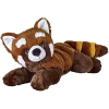 Wasbeer Bruin/Wit Pluche Knuffel 33 cm