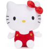 Hello Kitty Zittend (Rood/Wit) Pluche Knuffel 18 cm