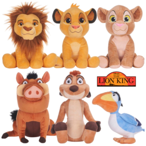 The Lion King Pluche Knuffel Set 30 cm (Simba, Mufasa, Nala, Pumba, Timon, Zazu) 2024
