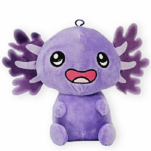 Axolotl (Paars) Kawaii Pluche Knuffel 21 cm