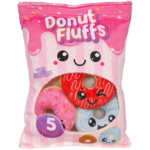 Snack Zakje met Mini Donuts Pluche Knuffel 18 cm