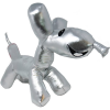 Ballooneez Hond (Zilver) Pluche Knuffel 35 cm