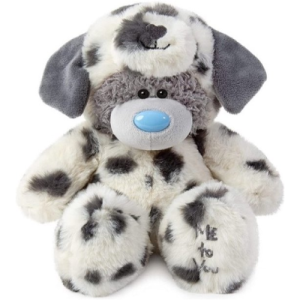 Me to You Pluche Knuffel Beer in Onesie Dalmatiër Hond 28 cm