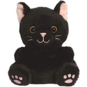 Palm Pals Zwarte Kat Pluche Knuffel 15 cm