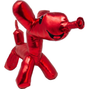 Ballooneez Hond (Rood) Pluche Knuffel 35 cm