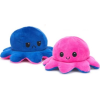 Octopus Mood Pluche Knuffel (Donkerblauw/Roze) 15 cm
