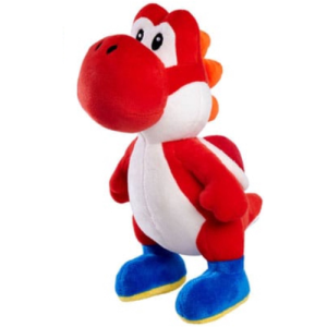 Yoshi Rood – Super Mario Bros Pluche Knuffel 28 cm