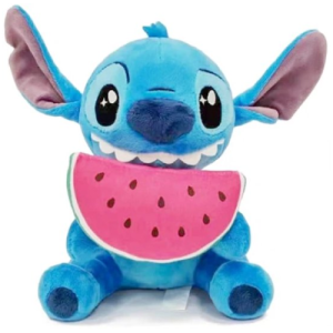 Stitch met Watermeloen – Disney Lilo & Stitch Pluche Knuffel 26 cm