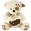 Teddybeer Mimi Wit met Hart Pluche Knuffel 25 cm