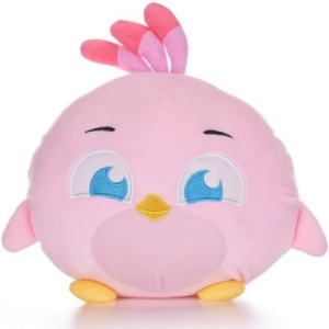Angry Birds (Roze) Squashy Podgies Pluche Knuffel 20 cm