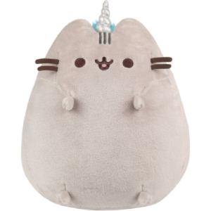 Pusheen Unicorn Eenhoorn Pluche Knuffel Grijze Kat 25 cm