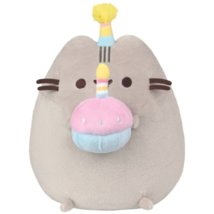 Pusheen Verjaardag Pluche Knuffel Grijze Kat 25 cm