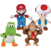 Super Mario Bros Mini Pluche Knuffel Set 18 cm