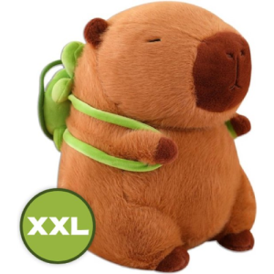 Capybara met Rugzak Pluche Knuffel XXL 70 cm - Capibara