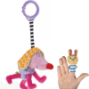 Kooky Dog (Paars) 17 cm + Pluche Knuffel Vingerpop 10 cm