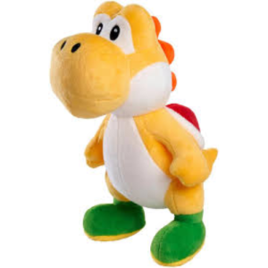 Yoshi Geel - Super Mario Pluche Knuffel 24 cm