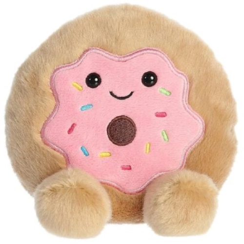 Palm Pals Roze Donut Pluche Knuffel 15 cm