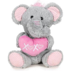 Olifant met Hart XOXO Pluche Knuffel 30 cm
