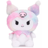 Kuromi (Regenboog) Hello Kitty Fluffy Pluche Knuffel 30 cm
