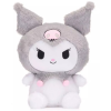 Kuromi (Grijs) Hello Kitty Fluffy Pluche Knuffel 30 cm
