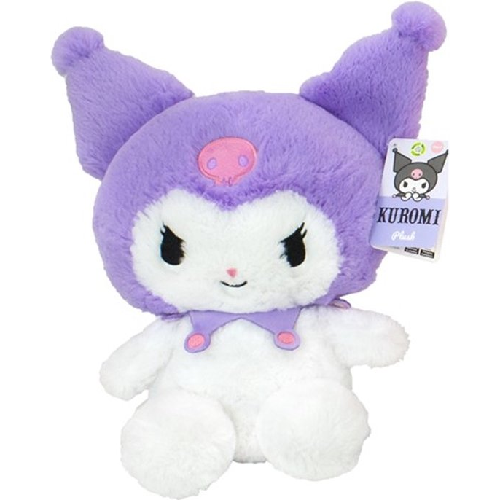 Kuromi (Paars) Hello Kitty Fluffy Pluche Knuffel 35 cm