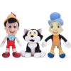 Pinokkio + Figaro + Japie Krekel Pluche Knuffel Set 30 cm