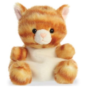 Palm Pals Rode Kat Pluche Knuffel 15 cm – Meow Kitty