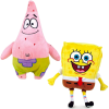 Patrick Ster 24 cm + SpongeBob SquarePants 20 cm Pluche Knuffel Set van 2 stuks!