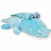 Krokodil Blauw Pluche Knuffel 35 cm
