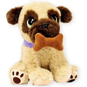 Hond met Koekje Kawaii Pluche Knuffel 18 cm
