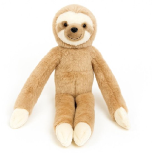 Luiaard Beige Pluche Knuffel 42 cm