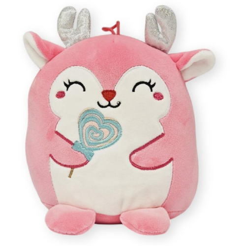 Hert met Hartjes Lolly Kawaii Pluche Knuffel 20 cm