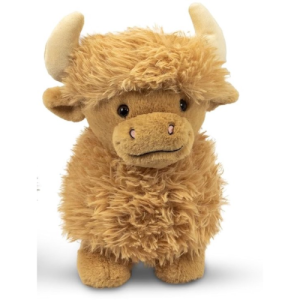 Schotse Hooglander (Beige) Pluche Knuffel Koe 25 cm