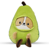 Hond in Avocado Onesie Pyjama Kawaii Pluche Knuffel 20 cm