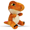 Dinosaurus Zittend (Bruin) Pluche Knuffel 24 cm