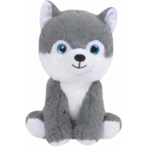 Hond Husky Dierentuin Pluche Knuffel 22 cm
