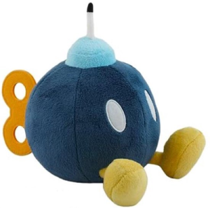 Bob-Omb Super Mario Bros Pluche Knuffel 30 cm