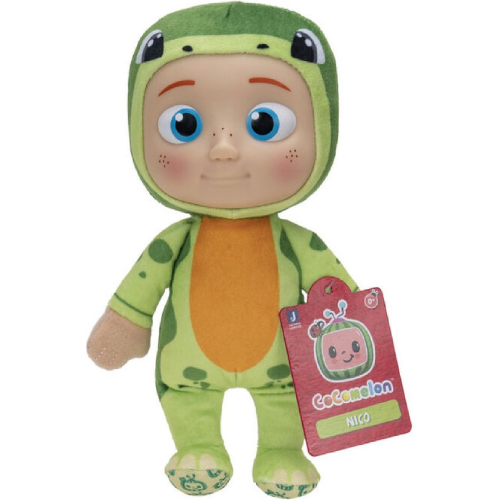 Nico (Groen/Geel) CoComelon Pluche Knuffel 20 cm