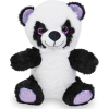 Panda met Glitters (Paars) Pluche Knuffel 18 cm