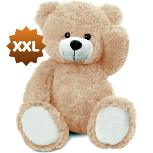 Teddybeer (Beige) Pluche Knuffel XXL 150 cm
