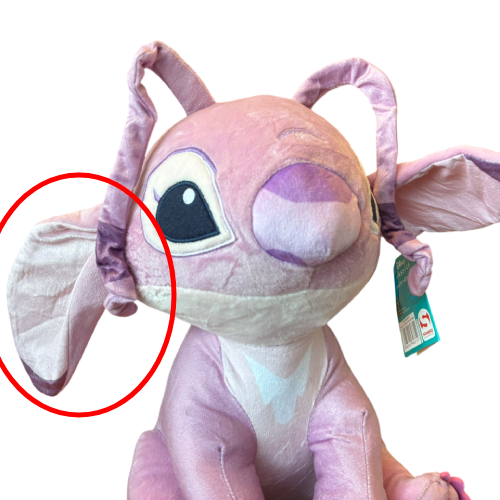 Angel - Disney Lilo & Stitch Roze Pluche Knuffel 40 cm + Geluid