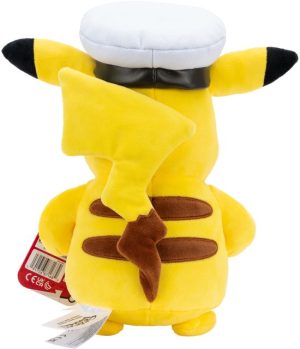 Captain Pikachu Pokémon Pluche Knuffel 20 cm