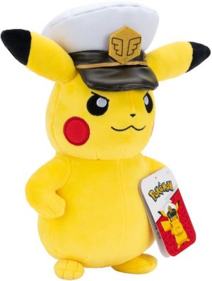Captain Pikachu Pokémon Pluche Knuffel 20 cm